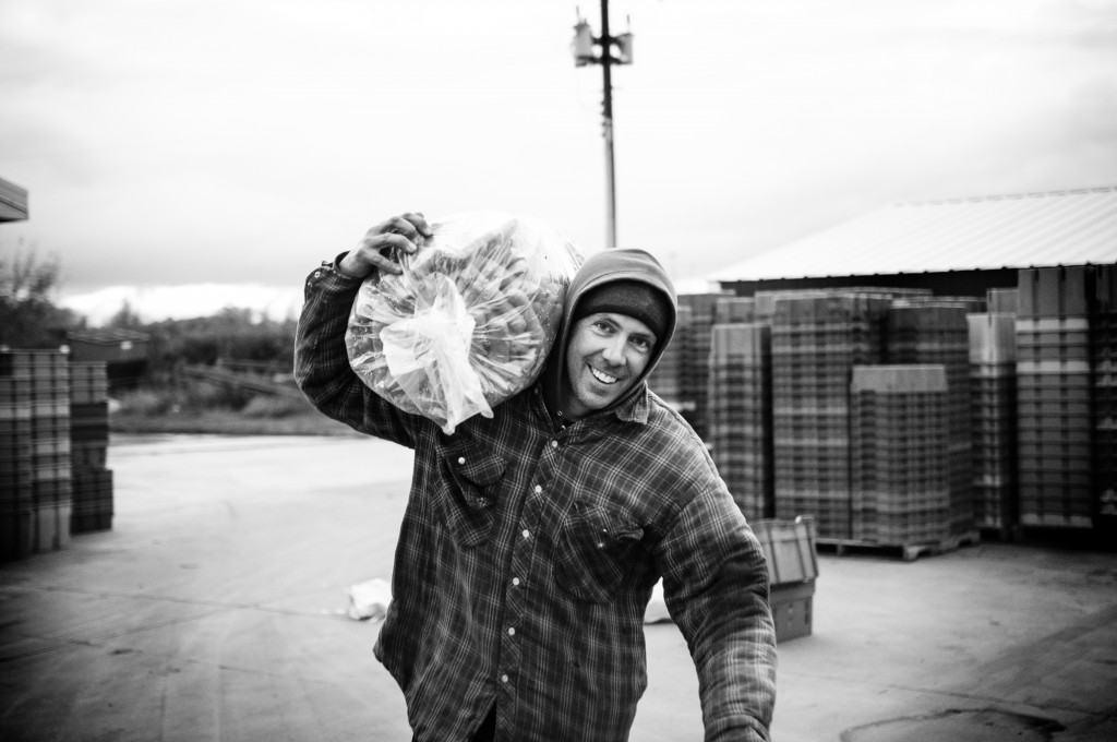 Aaron slingin' potatoes